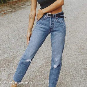 Levi's Wedgie High Rise Jeans in Truth Unfolds